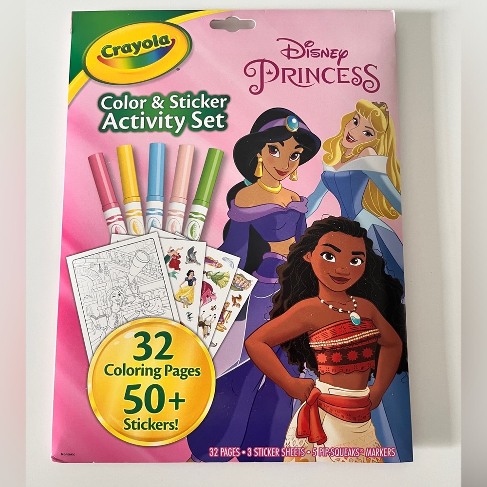 Crayola Disney Princess Color&Sticker Activity Set Ages 3+